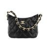 샤넬 호보 핸드백 램스킨 & 골드 메탈 블랙 AS3562-B09178-94305 #24*4*17cm
