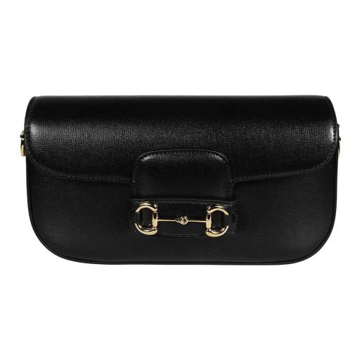 구찌 홀스빗 1955 스몰 숄더백 레더 블랙 735178-1DB0G-1000 #25*8*18cm