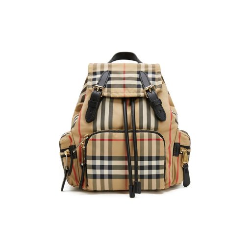 버버리 빈티지 체크 스몰 럭색 아카이브 베이지 80257071 #25*10*25cm