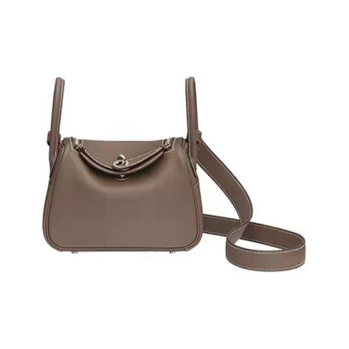 에르메스 린디 미니백 스위프트 & 팔라듐 하드웨어 에뚜쁘 H082608CK18 #19*9*12.5cm