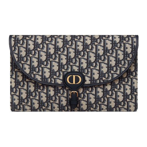 디올 바비 파우치 블루 S5706UTZQ-M928 #27*2*16.5cm