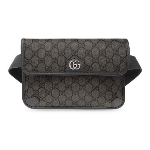 구찌 오피디아 GG 스몰 벨트백 그레이 블랙 슈프림 752597-2ZGMN-8576 #24*2*17cm