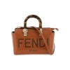 펜디 바이 더 웨이 레더 스몰 보스턴백 브라운 8BS067-ABVL-F0PWZ #20.5*9*12cm