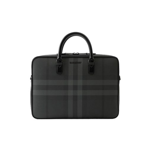 버버리 슬림 에인스워스 브리프케이스 차콜 80660911 #27*5*37.5cm