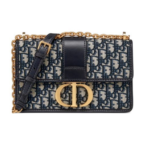 디올 30 몽테인 체인백 블루 디올 오블리크 자카드 M9208UTZQ-M928 #26*8*16.5cm