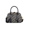 디올 미디움 디바이브 볼링 백 오블리크 자카드 블루 M1340UTZQ-M928 #25*9.5*16cm