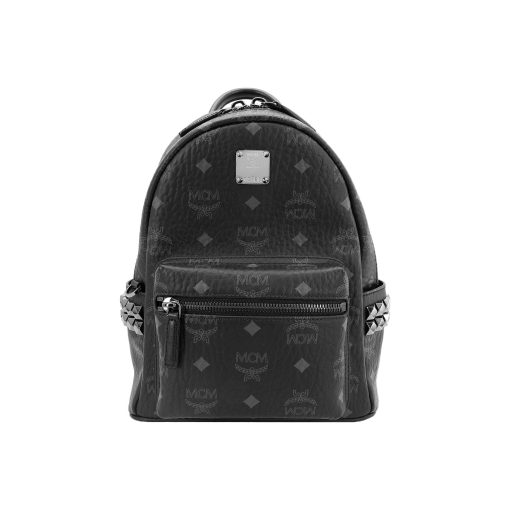 엠씨엠 스타크 사이드 스터드 백팩 비세토스 미니 블랙 MMKAAVE10BK001 #30*15*38cm