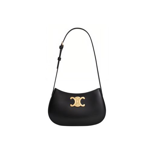 셀린느 카프스킨 미디움 틸리 백 블랙 115703BF4-38NO #22*4*13.5cm
