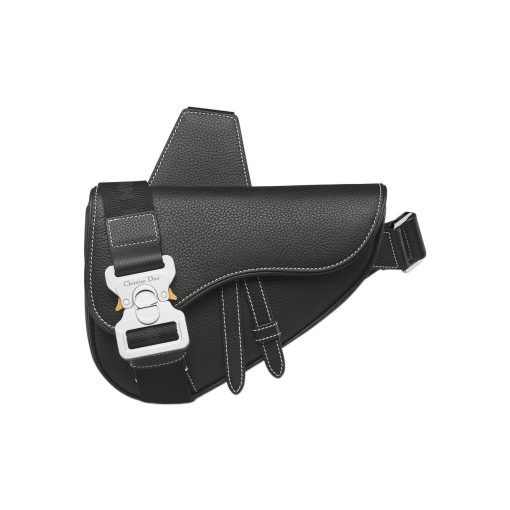 디올 미니 라이트 새들 백 블랙 그레인드 카프스킨 1ADPO248YKK-H00N #21*3*16.5cm