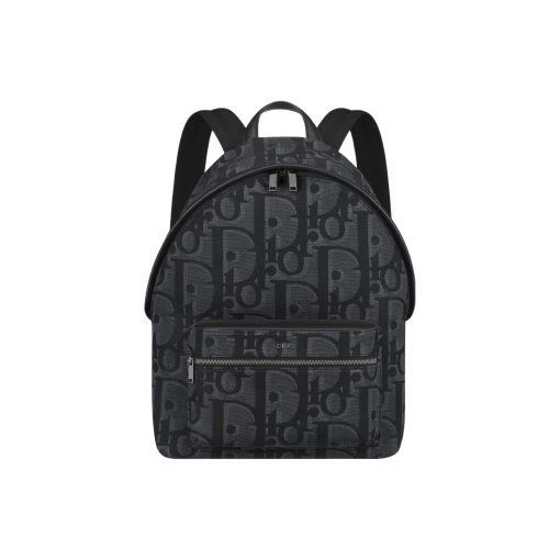 디올 맥시 오블리크 자카드 라이더 백팩 블랙 1ESBA088YXL-H03E #30*15*42cm