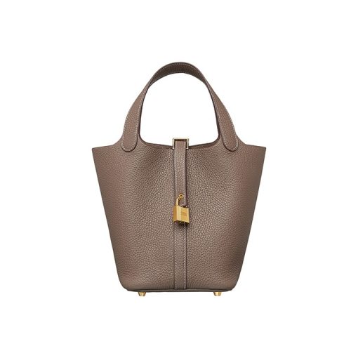 에르메스 피코탄 락 18 백 클레망스 & 골드 하드웨어 에뚜쁘 H056289CC18 #18*13.5*19cm