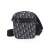 디올 메신저 파우치 베이지 & 블랙 디올 오블리크 자카드 1ESPO200YKY-H27E #14.5*6*18cm