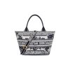 디올 햇 바스켓백 화이트 블랙 버터플라이 반다나 M1328CESE-M041 #27*20*8cm