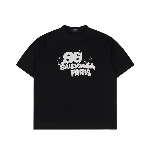 발렌시아가 그래피티 레터 프린트 반팔-90771857